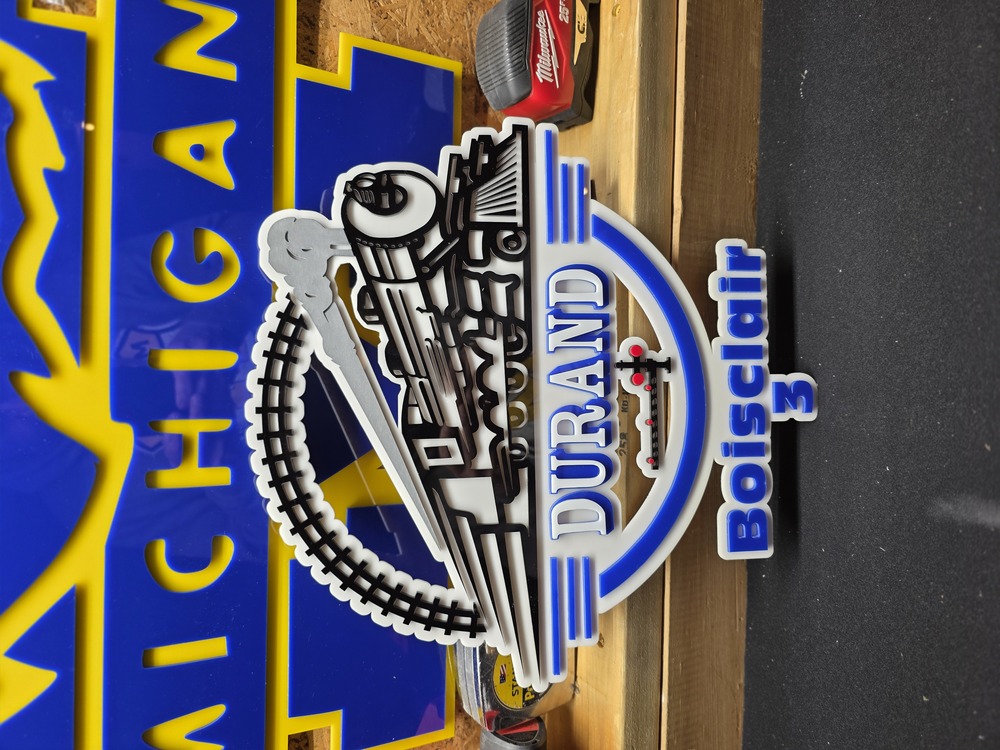 Durand Train Sign